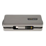 StarTech.com USB-C Multiport Adapter, 4K 60Hz HDMI/VGA, 3-Port USB Hub, 100W Power Delivery Pass-Through, GbE, Travel Docking Station met Charging, Mini Dock, 30cm Wrap-Around Kabel