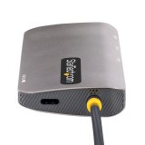 StarTech.com USB C Multiport Adapter, 4K 60Hz HDMI Video Adapter, 3 Port 5Gbps USB-A 3.2 Hub, 100W Power Delivery Pass-Through, GbE, 30cm Kabel, USB Type-C Ethernet Adapter, Travel Dock, Laptop Docking Station