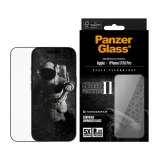 PanzerGlass ® Ceramic II Screen Protector iPhone 17 | iPhone 16 Pro | Ultra-Wide Fit w. EasyAligner Doorzichtige schermbeschermer Apple 1 stuk(s)