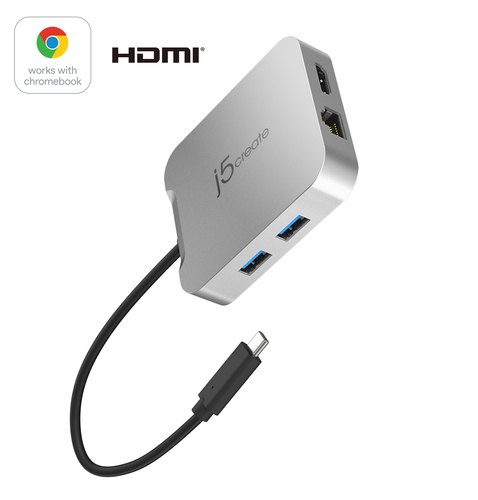 j5create JCD391-N 4K60 Elite USB-C® PD Multi-Port Adapter