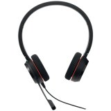 Jabra Evolve 20 Headset Bedraad Hoofdband Kantoor/callcenter USB Type-A Zwart