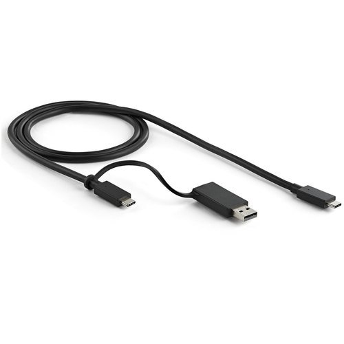 StarTech.com Universele Laptop Docking Station, Hybrid USB-C & USB-A Dock, Dual 4K DP & HDMI, 100W PD, Mac / Windows / Chrome OS, 4x USB 5Gbps Hub, GbE
