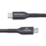StarTech.com 4m USB-A naar USB-C Laadkabel, USB-A naar USB Type-C Oplaadkabel, Opladen & Synchroniseren, Fast Charge 3A, USB 2.0 Data Transfer Kabel, TPE Mantel, Zwart