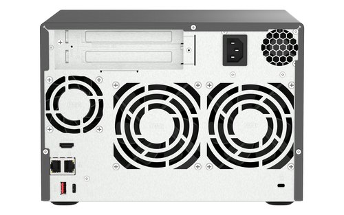 QNAP TVS-H674T-I5-32G data-opslag-server NAS Tower Intel® Core™ i5 i5-12400 32 GB DDR4 HDD QNAP QTS Zwart