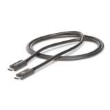 StarTech.com 1m Thunderbolt 4 Kabel, 40Gbps, 100W PD, 4K/8K Video, Intel-Certified Thunderbolt Kabel, Compatibel met USB4/Thunderbolt 3/USB 3.2/USB Type-C/DisplayPort