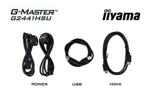 iiyama G2441HSU-B1 computer monitor 60,5 cm (23.8") 1920 x 1080 Pixels Full HD LED Zwart
