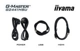 iiyama G2441HSU-B1 computer monitor 60,5 cm (23.8") 1920 x 1080 Pixels Full HD LED Zwart