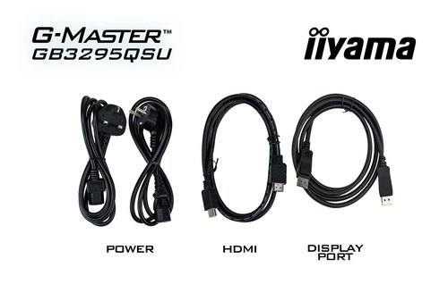 iiyama G-MASTER GB3272QSU-B1 computer monitor 80 cm (31.5") 2560 x 1440 Pixels Quad HD LED Zwart