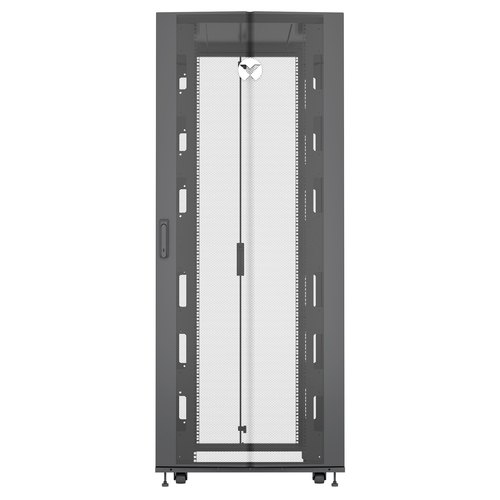 Vertiv VR3350 rack 42U Vrijstaande rek Zwart, Transparant