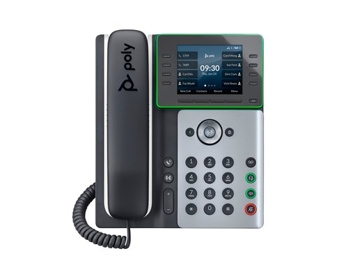 HP Poly Edge E300 IP-telefoon met PoE-ondersteuning