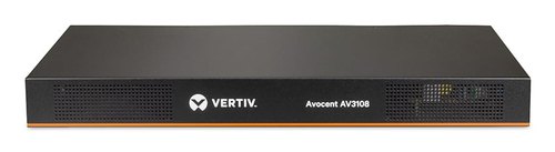 Vertiv Avocent AV 3108 KVM-switch Rack-montage Zwart