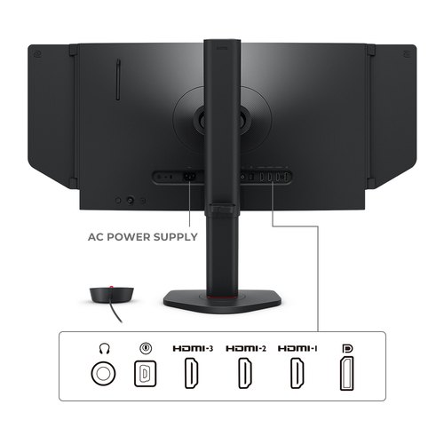 ZOWIE XL2566X+ computer monitor 62,2 cm (24.5") 1920 x 1080 Pixels Full HD Zwart