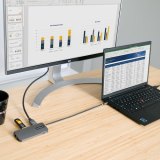StarTech.com USB C Multiport Adapter, 4K 60Hz HDMI Video Adapter, 3 Port 5Gbps USB-A 3.2 Hub, 100W Power Delivery Pass-Through, GbE, 30cm Kabel, USB Type-C Ethernet Adapter, Travel Dock, Laptop Docking Station