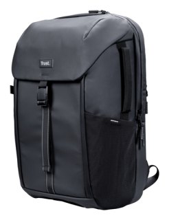 Trust Jersey Travel Backpack 17 inch - Laptoprugzak 25L – Waterbestendig – Voor laptops tot 17 inch – Grijs