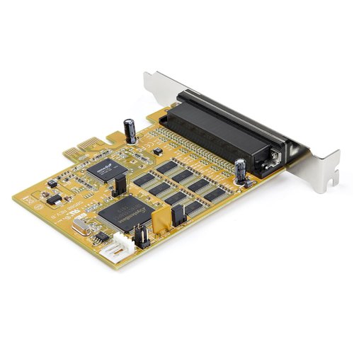 StarTech.com 8-Port PCI Express RS232 Serial Adapter Card - PCIe RS232 Seriële Kaart - 16C1050 UART Expansion Serieel - Multiport Serial DB9 Uitbreidingskaart - 15kV ESD - Windows & Linux