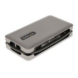 StarTech.com USB-C Multiport Adapter, 4K 60Hz HDMI/VGA, 3-Port USB Hub, 100W Power Delivery Pass-Through, GbE, Travel Docking Station met Charging, Mini Dock, 30cm Wrap-Around Kabel