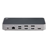 StarTech.com USB-C Triple Monitor Docking Station - HDMI/DP Triple 4k USB-C Dock - 5x USB Hub - GbE - 100W PD - Universeel Multi Monitor Docking Station - Thunderbolt 3/4 Compatibel