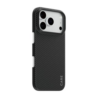 PanzerGlass CARE™ by ® Discovery Case Black & Grey w. MagSafe iPhone 18 Pro | 17 Pro mobiele telefoon behuizingen Hoes Zwart