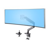 StarTech.com Monitor Arm voor Bureau, Tot 49in 32:9 Ultrawide Curved Monitors, Mechanische Springveer Arm, C-Klem/Doorvoertule, VESA 75x75/100x100, Afstelling zonder gereedschap, Draagvermogen 20kg