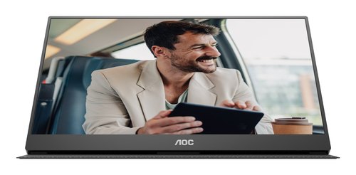 AOC 16T20E2 Draagbare televisie en monitoor Draagbare monitor Zwart 39,6 cm (15.6") LED 1920 x 1080 Pixels