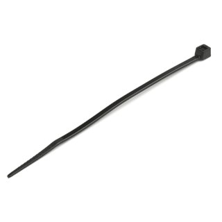 StarTech.com 10 cm Zwarte Kabelbinders 2 mm Breed, 22 mm Bundeldiameter, 8 kg Treksterkte Zelfsluitende Snelbinders uit Nylon met Gebogen Punt, 94V-2/UL Listed, 100 stuks