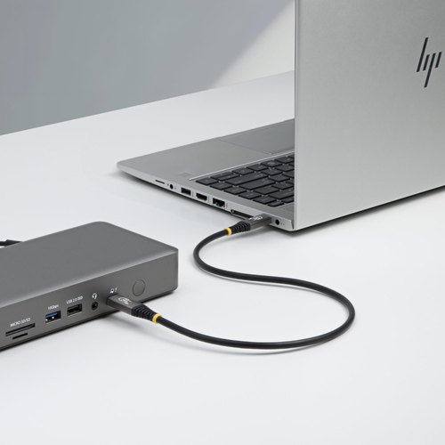 StarTech.com 1m USB4 Kabel, 80Gbps, USB-IF Gecertificeerde USB-C Kabel, 240W PD, 8K 120Hz/4K 240Hz, DP2.1, DP80, Thunderbolt 4 Compatibel, USB Type-C Kabel
