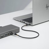 StarTech.com 1m USB4 Kabel, 80Gbps, USB-IF Gecertificeerde USB-C Kabel, 240W PD, 8K 120Hz/4K 240Hz, DP2.1, DP80, Thunderbolt 4 Compatibel, USB Type-C Kabel
