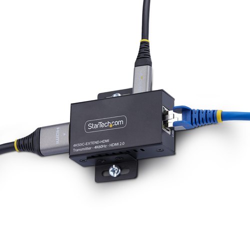 StarTech.com 4K50IC-EXTEND-HDMI audio/video extender AV-zender & ontvanger Zwart