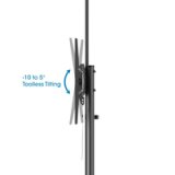 Manhattan Trolley voor tv’s en monitoren van 37–70 inch, VESA 200x200 tot 600x400 mm, max. 70 kg, zwart, controleer de vier montagegaten aan de achterzijde van het scherm, levenslange garantie