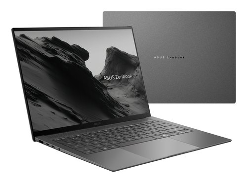 ASUS Zenbook S14 OLED UX5406AA-QJ045W Copilot+ PC Intel Core Ultra 9 386H Laptop 35,6 cm (14") WUXGA 32 GB LPDDR5x-SDRAM 1 TB SSD Wi-Fi 7 (802.11be) Windows 11 Home Grijs AZERTY Belgisch