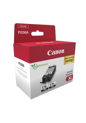 Canon 0318C010 inktcartridge 2 stuk(s) Origineel Hoog (XL) rendement Zwart