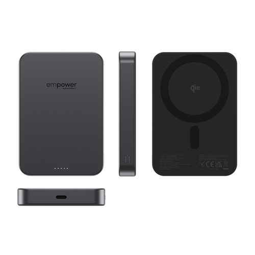 PanzerGlass empower™ by ® empower™ Bank | 10000mAh | Space Black Zwart