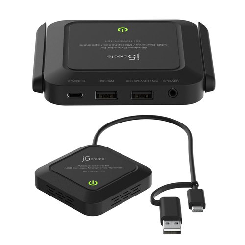 j5create JVW120-N Draadloze extender voor USB™-camera's / microfoons / luidsprekers