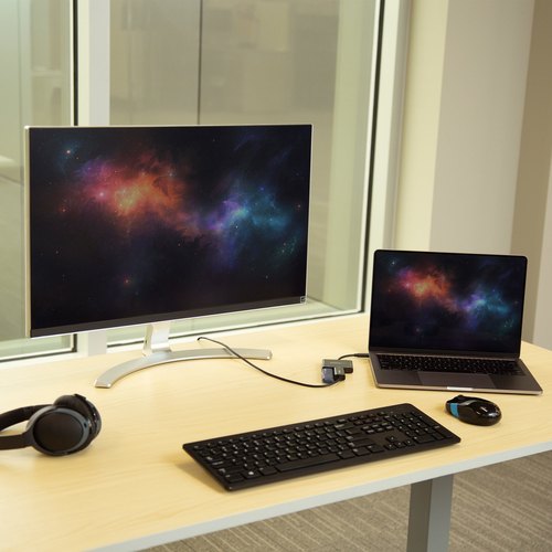 StarTech.com USB-C multiport adapter met HDMI USB 3.0 poort 60W PD zwart