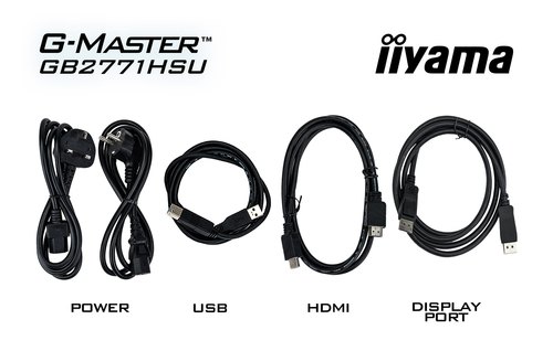 iiyama G-MASTER GB2771HSU-B1 computer monitor 68,6 cm (27") 1920 x 1080 Pixels Full HD Zwart