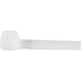 StarTech.com 25 cm Witte Kabelbinders 4 mm Breed, 68 mm Bundeldiameter, 22 kg Treksterkte Zelfsluitende Snelbinders uit Nylon met Gebogen Punt, 94V-2/UL Listed, 1000 stuks