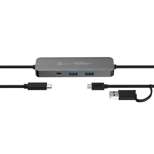 j5create Wormhole Switch™-hub voor delen van display