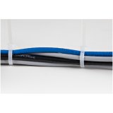 StarTech.com 25 cm Witte Kabelbinders 4 mm Breed, 68 mm Bundeldiameter, 22 kg Treksterkte Zelfsluitende Snelbinders uit Nylon met Gebogen Punt, 94V-2/UL Listed, 1000 stuks