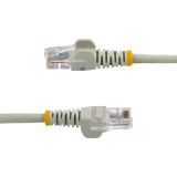 StarTech.com 15 m Cat5e RJ45 UTP Netwerkkabel zonder Uitsteeksels Grijs