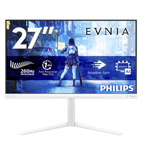 Philips Evnia 5000 27M2N5201P/00 computer monitor 68,6 cm (27") 1920 x 1080 Pixels Full HD LCD Wit