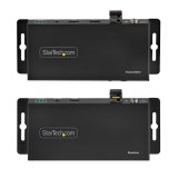 StarTech.com 4K HDMI over Fiber Extender Kit, 4K 60Hz tot 1km (Single Mode) of 300m (Multimode) LC Fiber Optic, HDR, HDCP, 3.5mm Audio/RS232/IR Extender, Transmitter & Receiver Kit, HDMI Rx/Tx