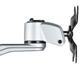 StarTech.com Dual Monitor Arm, Premium Scharnierende Bureau Monitor Beugel voor VESA Schermen tot 30" (10kg), Monitorsteun met Verstelbare Hoogte, Draaien/Kantelen/Zwenken, Klem/Doorvoertule, Zilver