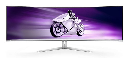 Philips Evnia 8000 49M2C8900/00 computer monitor 124,2 cm (48.9") 5120 x 1440 Pixels Dual QHD QD-OLED Wit