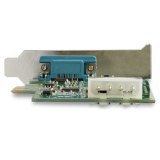 StarTech.com 4 Port PCI Express RS232 Seriële Kaart, PCIe RS232 Serial Host Controller Kaart, PCIe naar Serial DB9 Adapter Kaart, 16950 UART Uitbreidingskaart, Windows & Linux
