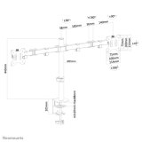 Neomounts FPMA-D550DBLACK Monitorarm 10-32"