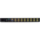 StarTech.com 16 port KVM Rack Console met 1,8m Lange Kabels, Geïntegreerde KVM Switch met 17" LCD Scherm, Universele 1U LCD KVM Console, OSD KVM, Duurzaam 50000 MTBF, USB + VGA Support, QWERTY Keyboard