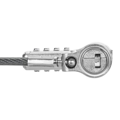 Targus ASP96RGLX kabelslot Zilver 2 m