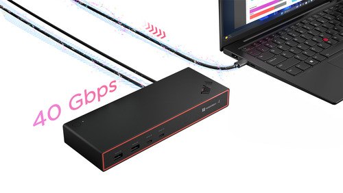 Lenovo TP TBT4 Dock G2 7000 - EU Docking Thunderbolt 4 Zwart