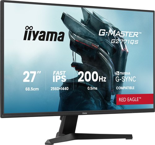 iiyama G-MASTER G2771QS-B1 computer monitor 68,6 cm (27") 2560 x 1440 Pixels Wide Quad HD Zwart