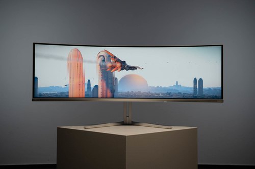 Philips Evnia 8000 49M2C8900/00 computer monitor 124,2 cm (48.9") 5120 x 1440 Pixels Dual QHD QD-OLED Wit